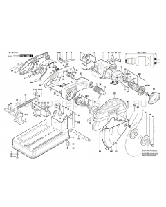 Bosch GCO 2400 J 3601M18040 Spare Parts