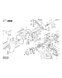 Bosch GCM 8 S 3601L16040 Spare Parts