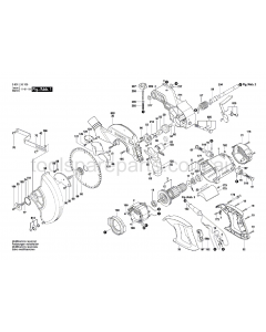 Bosch GCM 800 S 3601L16140 Spare Parts
