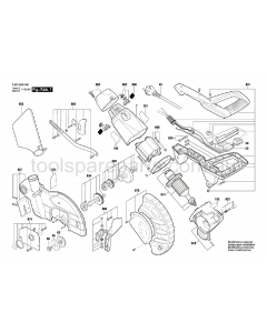 Bosch PCM 1800 SD 3603M08040 Spare Parts