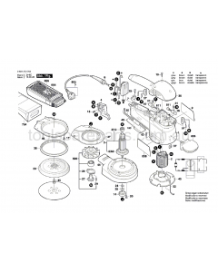 Bosch GEX 150 AC 0601372737 Spare Parts