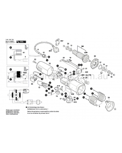 Bosch GEX 150 TURBO 0601250737 Spare Parts