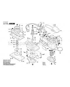 Bosch GSS 230 A 0601292037 Spare Parts