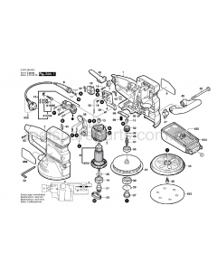 Bosch PEX 420 AE 0603298637 Spare Parts