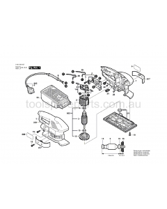 Bosch PSS 200 A 0603366037 Spare Parts