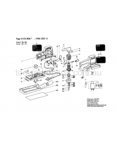 Bosch PSS 230 E 0603254737 Spare Parts