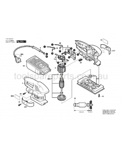 Bosch PSS 240 A 0603368083 Spare Parts