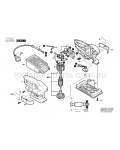 Bosch PSS 240 AE 0603368737 Spare Parts