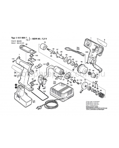 Bosch GDR 50 0601939737 Spare Parts