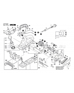 Bosch GHO 26-82 0601594137 Spare Parts
