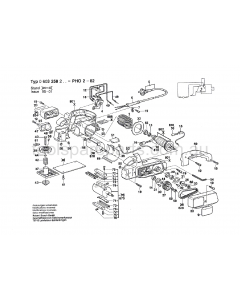 Bosch PHO 2-82 0603258237 Spare Parts