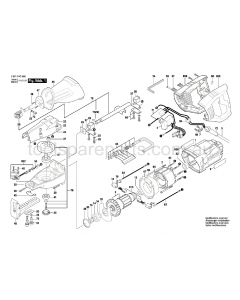 Bosch GSA 1100 E 3601F4C840 Spare Parts