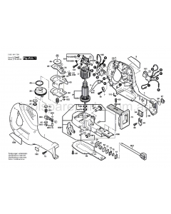 Bosch GSA 800 PE 0601641737 Spare Parts