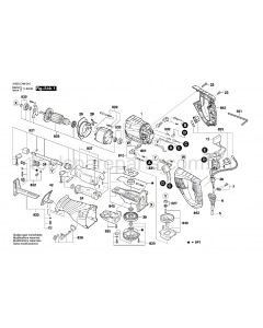 Bosch PSA 1150 3603CA8040 Spare Parts