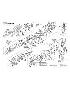 Bosch GAH 500 DSE 0611221637 Spare Parts