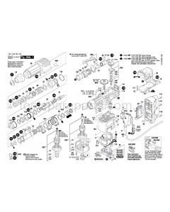 Bosch GBH 11 DE 0611245737 Spare Parts