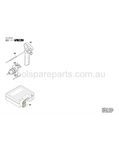 Bosch GBH 2-18 RE 3611B58340 Spare Parts