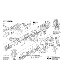 Bosch GBH 2-24 DFR 0611238737 Spare Parts