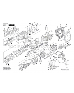 Bosch GBH 2-26 DBR 0611255537 Spare Parts