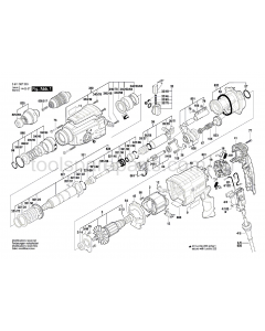 Bosch GBH 2-28 DFV 3611B67240 Spare Parts