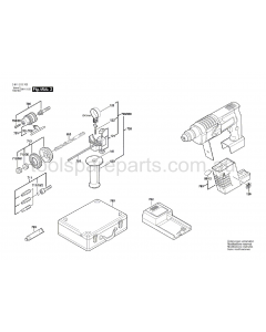 Bosch GBH 24 VRE 0611213737 Spare Parts