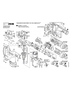 Bosch GBH 3-28 E 0611239737 Spare Parts