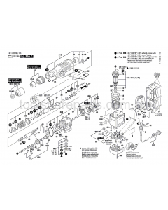 Bosch GBH 4 DSC 0611222737 Spare Parts
