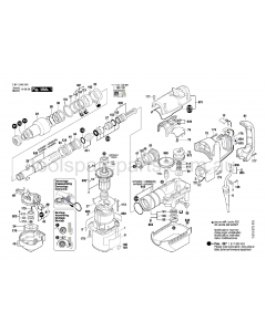 Bosch GBH 5-38 D 0611240037 Spare Parts