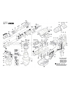 Bosch GBH 5-40 D 3611B69040 Spare Parts