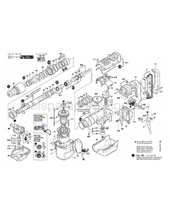 Bosch GBH 5-40 DE 0611241737 Spare Parts