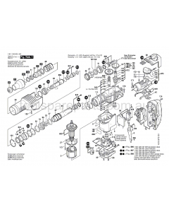 Bosch GBH 7-45 DE 0611235837 Spare Parts