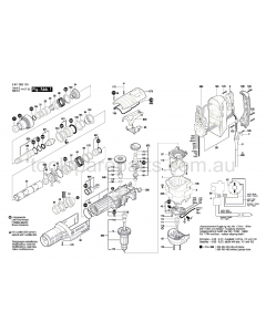 Bosch GBH 8-45 D 3611B65140 Spare Parts
