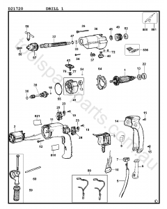 DeWalt D21720 - Type 1 Spare Parts