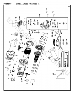 DeWalt DWE4100 - Type 1 Spare Parts