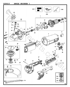 DeWalt D28410 - Type 1 Spare Parts