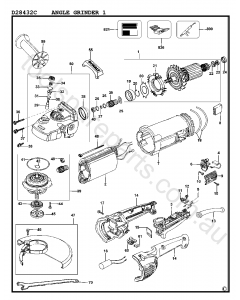 DeWalt D28432C - Type 1 Spare Parts