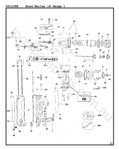 DeWalt D51238K - Type 1 Spare Parts