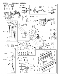DeWalt DCN692 - Type 1 Spare Parts