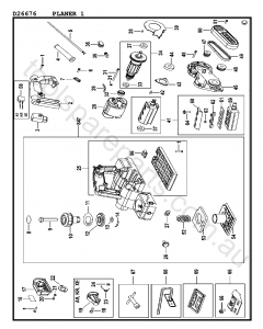 DeWalt D26676 - Type 1 Spare Parts
