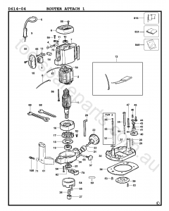 DeWalt D614-04 - Type 1 Spare Parts