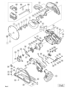 Hitachi CORDLESS CIRCULAR SAW C18DL Spare Parts