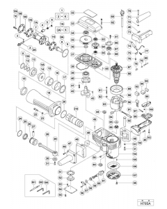 Hitachi HAMMER H70SA Spare Parts