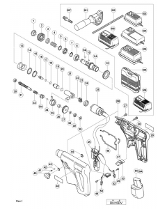 Hitachi CORDLESS HAMMER DRILL DH15DV Spare Parts