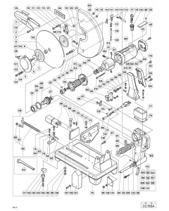 Hitachi CUT-OFF MACHINE CC16SA Spare Parts