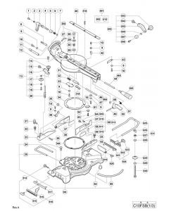 Hitachi SLIDE COMPOUND SAW C10FSB Spare Parts