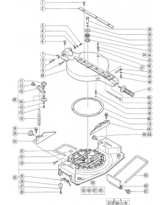 Hitachi SLIDE COMPOUND SAW C12FSA Spare Parts