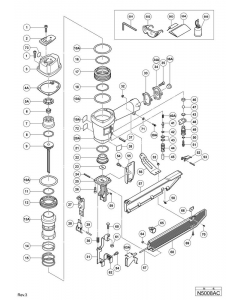 Hitachi 2&quot; STAPLER N5008AC Spare Parts