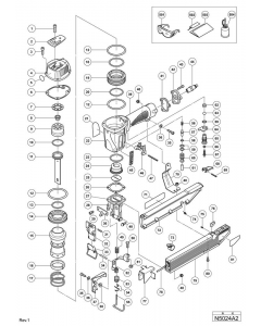 Hitachi 2&quot; STAPLER N5024A2 Spare Parts