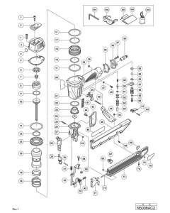 Hitachi 2&quot; STAPLER N5008AC2 Spare Parts