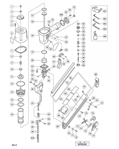 Hitachi STRIP NAILER NR50AK Spare Parts